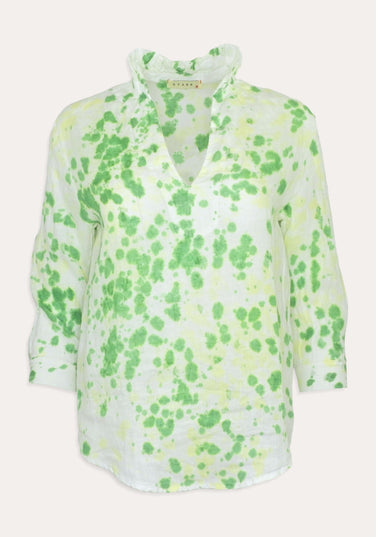 LINEN TIE DYE ANNETTE TOP (GREEN DOTS) - STARK X – Joelle's/Jeff's Guyshop