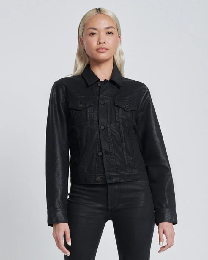 CLASSIC COATED TRUCKER JACKET - 7 FOR ALL MANKIND – Joelle's