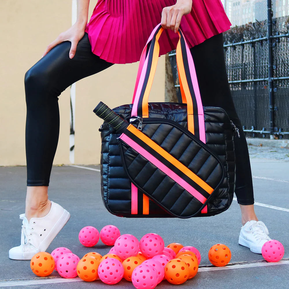 Think Royln Sporty Spice Pickleball Bag Sizzling Pink Patent