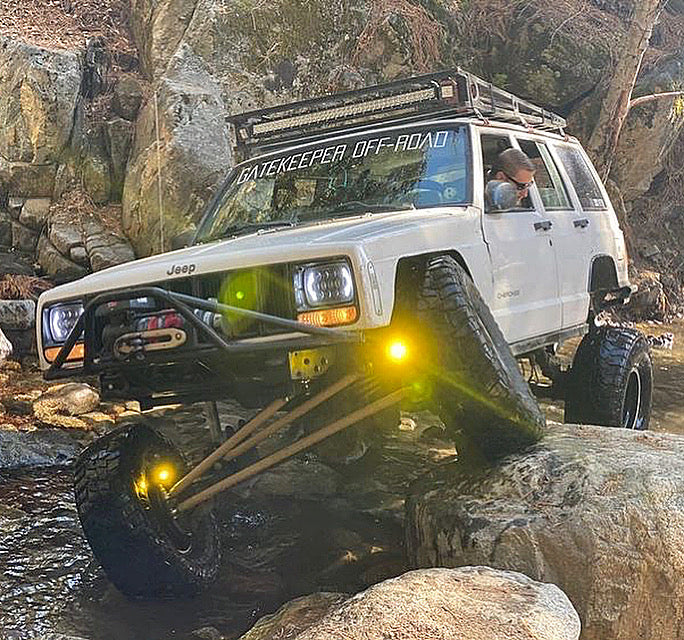 Jeep TJ/XJ/YJ/ZJ Knuckle Pod Light Mounts Fits Stock