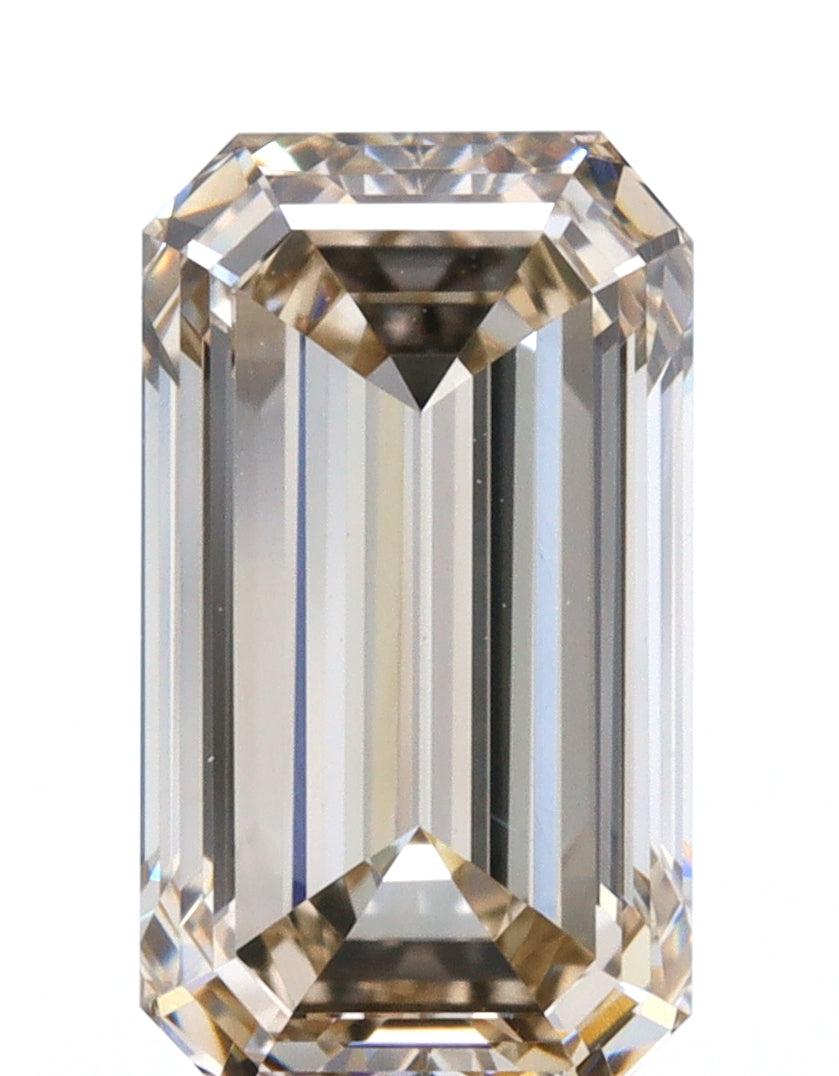 1.20ct | Champagne VVS Emerald Shape Step Cut Diamond
