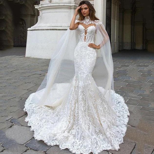 Lace Mermaid Wedding Dresses-The Most Expensive Wedding Dress|Bridelily