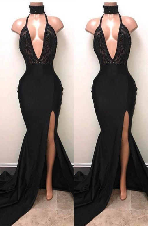 Chic 2019 Long Black Prom Dresses 2021 - Bridelily