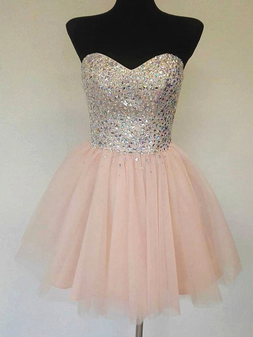 V Neck Backless Pink Sequins Long Prom Dresses, Backless Pink