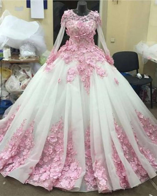 Fairytale baby pink ball gown skirt wedding prom dress – Anna's Couture  Dresses