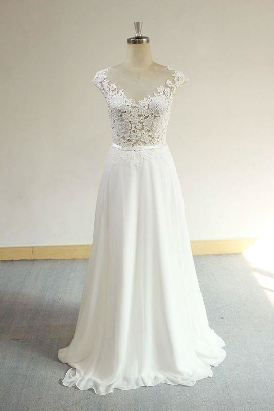 Vintage Lace Mermaid Wedding Dress With Train - Bridelily