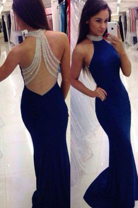 Gorgeous Mermaid Simple Long Prom Dresses Cheap - Bridelily