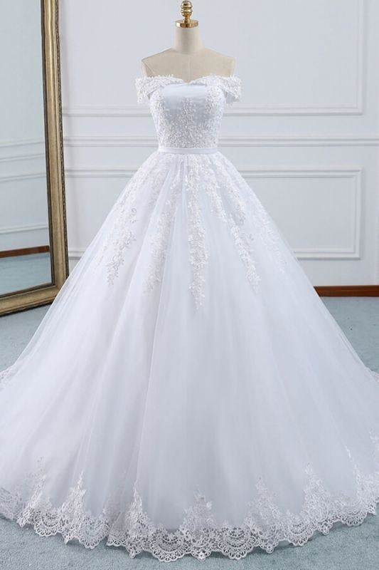 Vintage Lace Mermaid Wedding Dress With Train - Bridelily