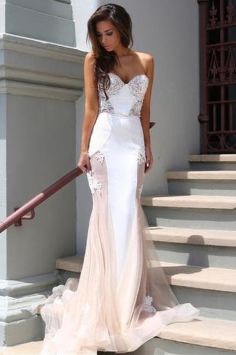 Chic Mermaid Black Long Prom Dresses 2021 - Bridelily