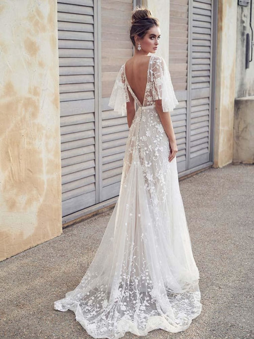 affordable boho wedding dresses