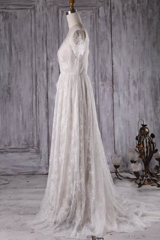 Lace Mermaid Wedding Dresses&Boho Lace Wedding Dress 2020 - Bridelily ...