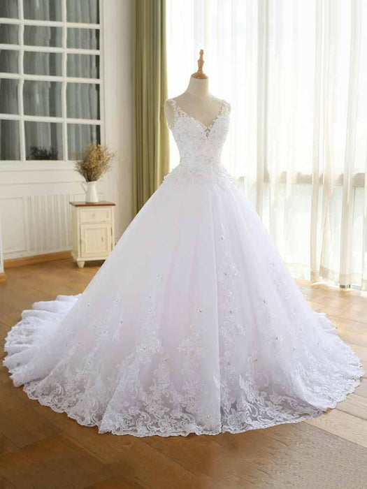 Modest Vintage Lace Mermaid Wedding Dress With Train - Bridelily