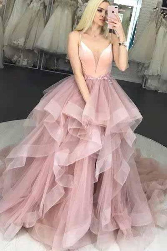 cheap poofy prom dresses