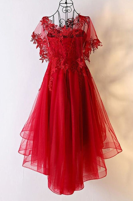 Unique Sweetheart Long Red Mermaid Prom Dresses 2021 - Bridelily