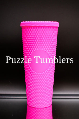 Starbucks Ruby Pink Studded Tumbler 24oz. 