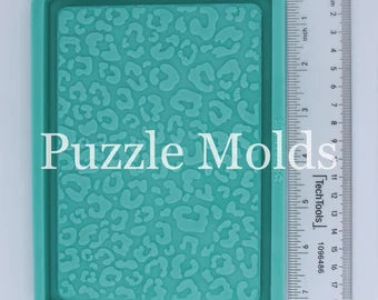 CUSTOM MOLD ROLLING TRAY WITH LEOPARD PRINT - XL *May have a 14 Day Sh –  Puzzle Tumblers