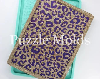 CUSTOM MOLD ROLLING TRAY WITH LEOPARD PRINT - XL *May have a 14 Day Sh –  Puzzle Tumblers