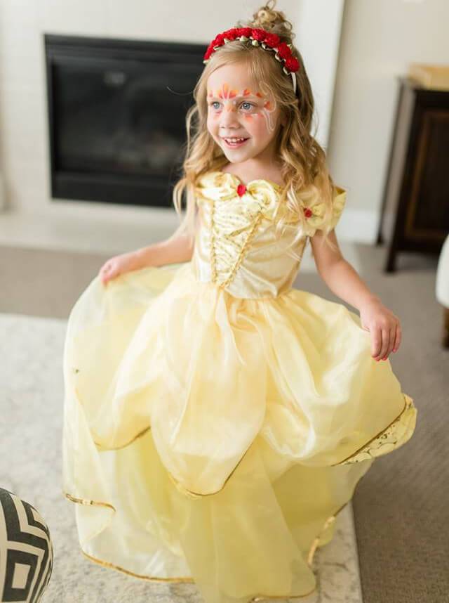 zuiden paradijs getrouwd Belle jurk deluxe kind | Luxe & adembenemende prinsessenjurken! –  Prinsessenjurken.nl