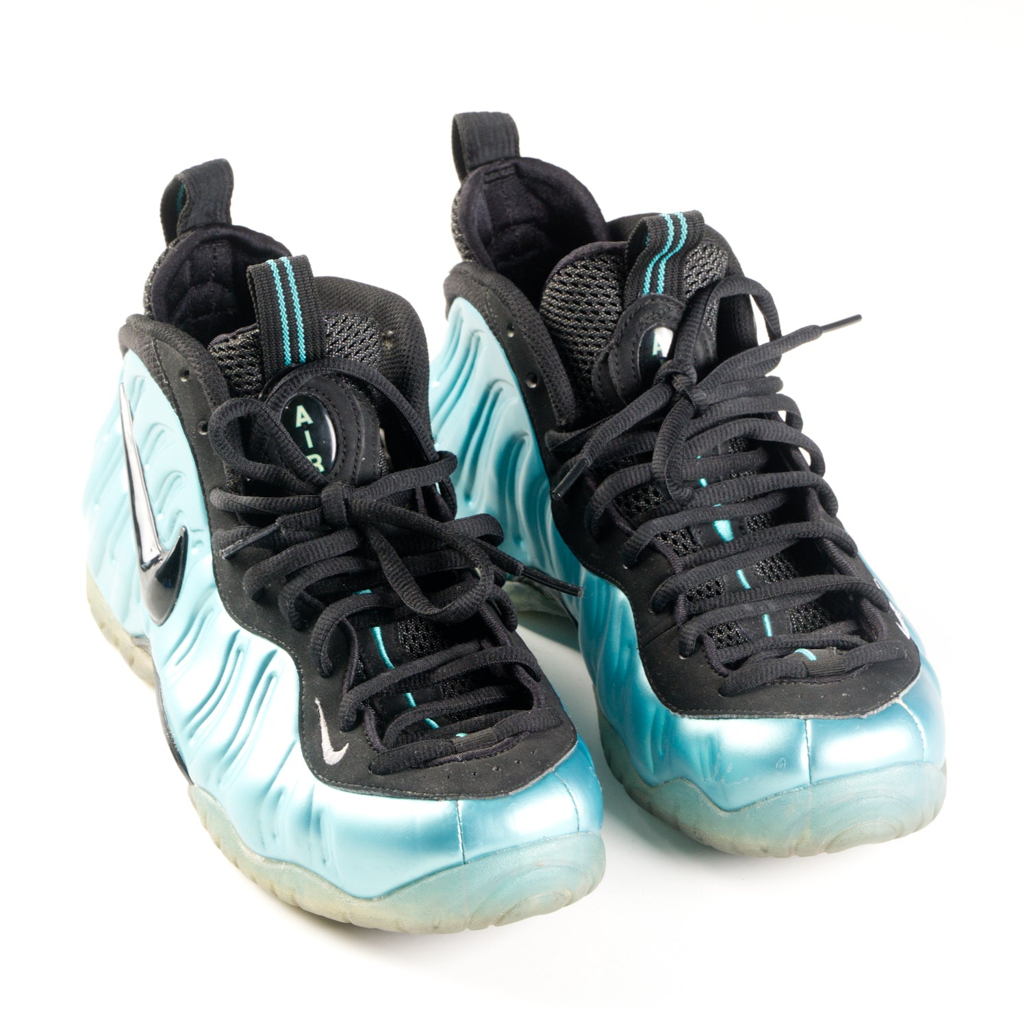 nike AIR FOAMPOSITE PRO SILVER AGE 6Wear Testers