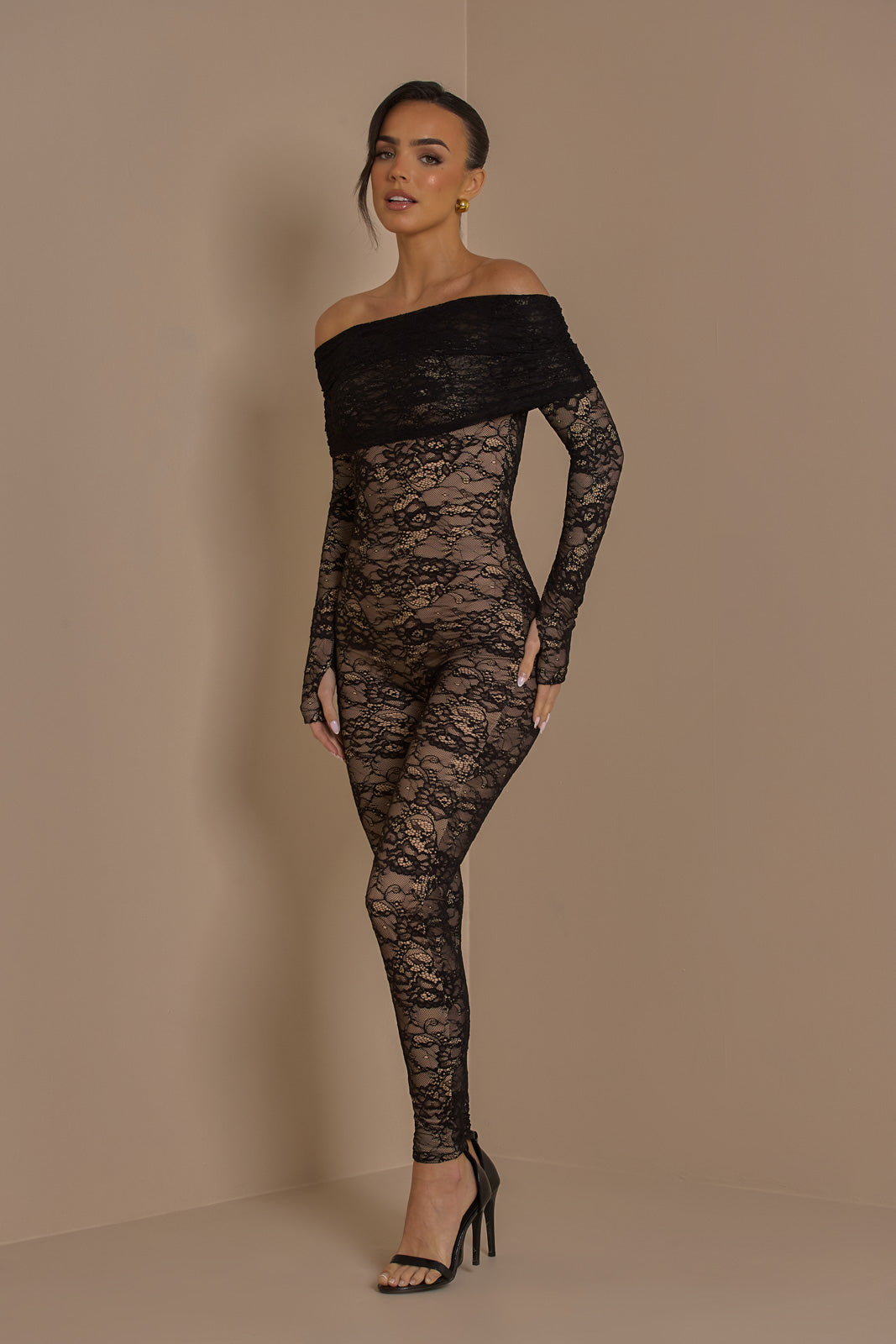 Pre Order 30/04- Riri jumpsuit | Black lace