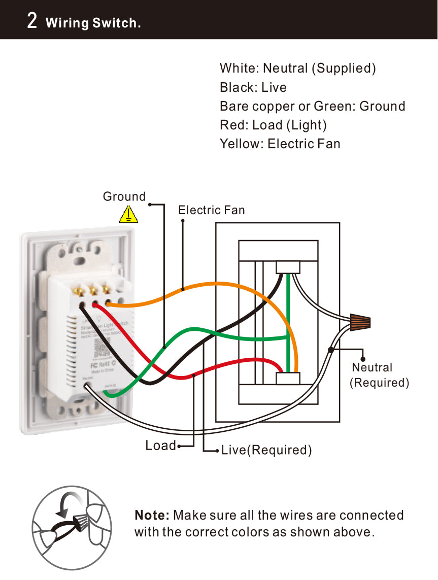 How to install a wired smart light switch