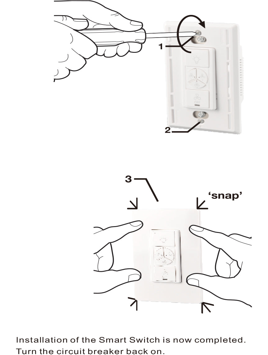 Carro Ceiling Fan Smart Switches Installation Manual - Page 4