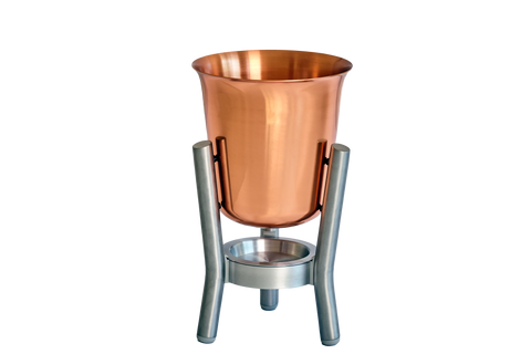 20-inch Giant Copper Tone Wine Glass/Champagne Magnum Chiller