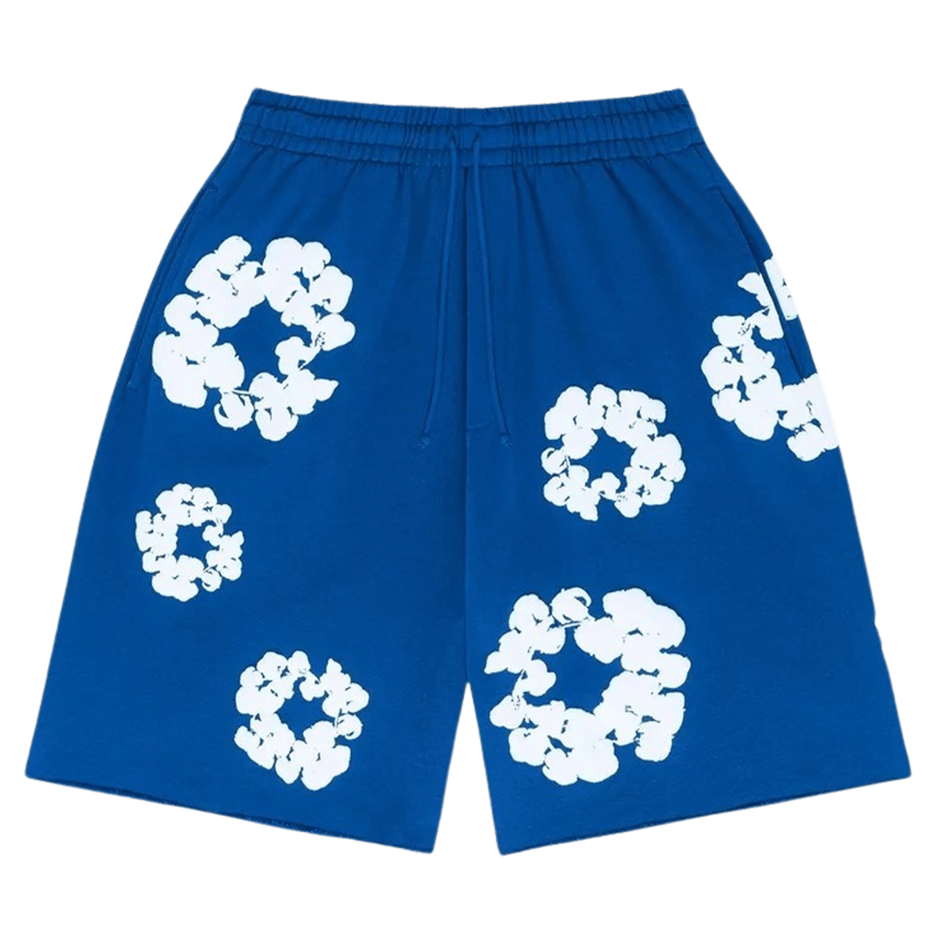 Denim Tears The Cotton Wreath Shorts 'Blue'