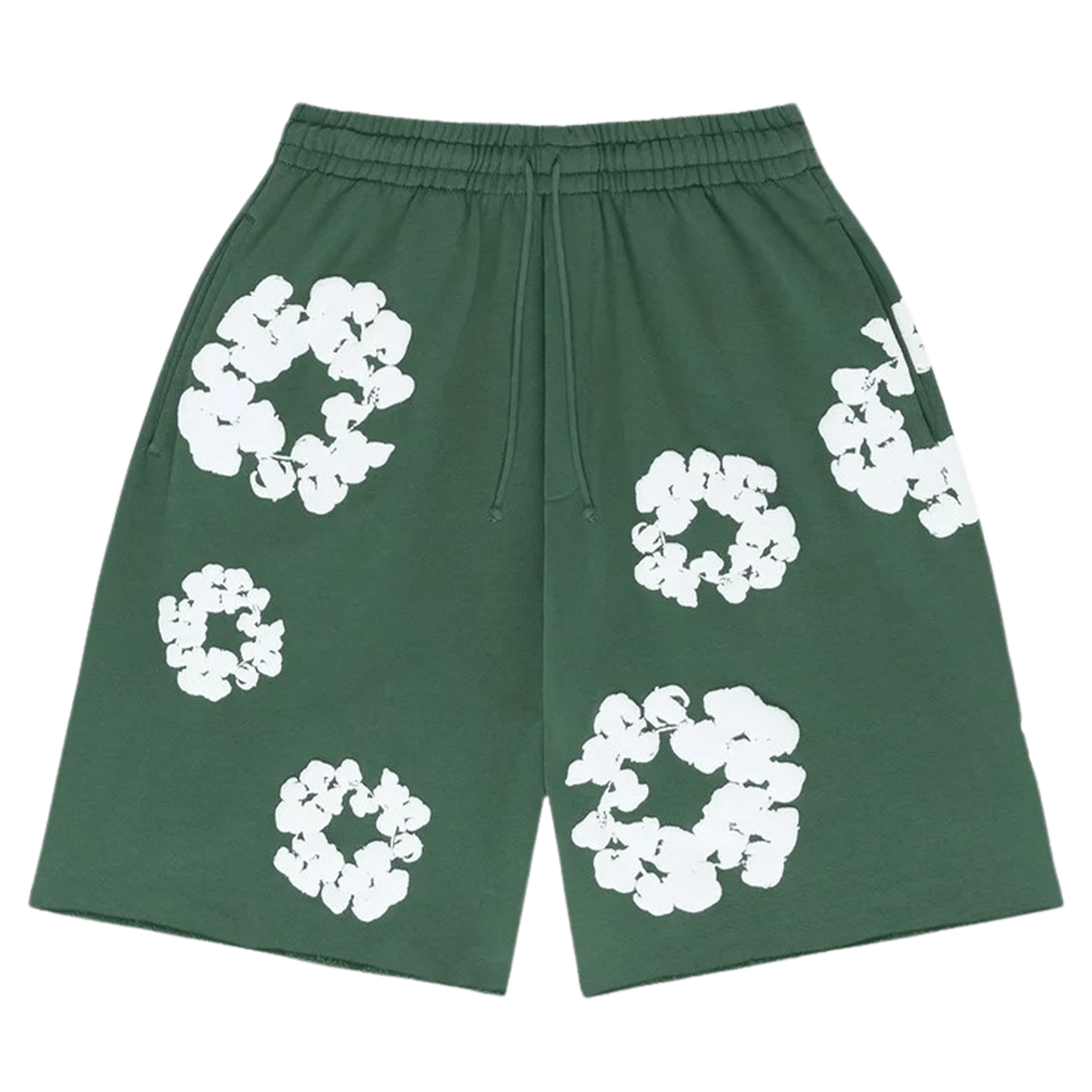 Denim Tears The Cotton Wreath Shorts 'Green'