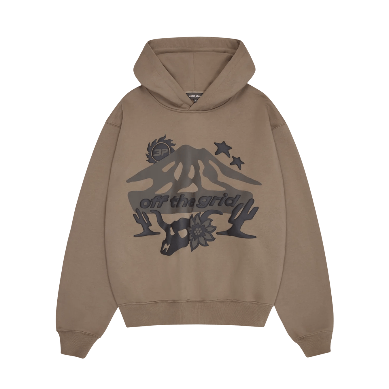 Broken Planet Market Hoodie 'Off The Grid' - Cinder Brown