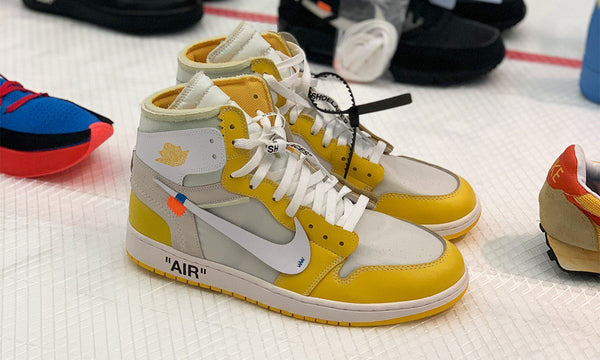 canary yellow off white jordan 1 price