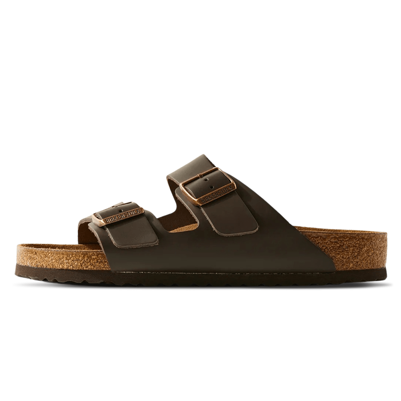 Birkenstock Arizona Natural Leather 'Dark Brown'