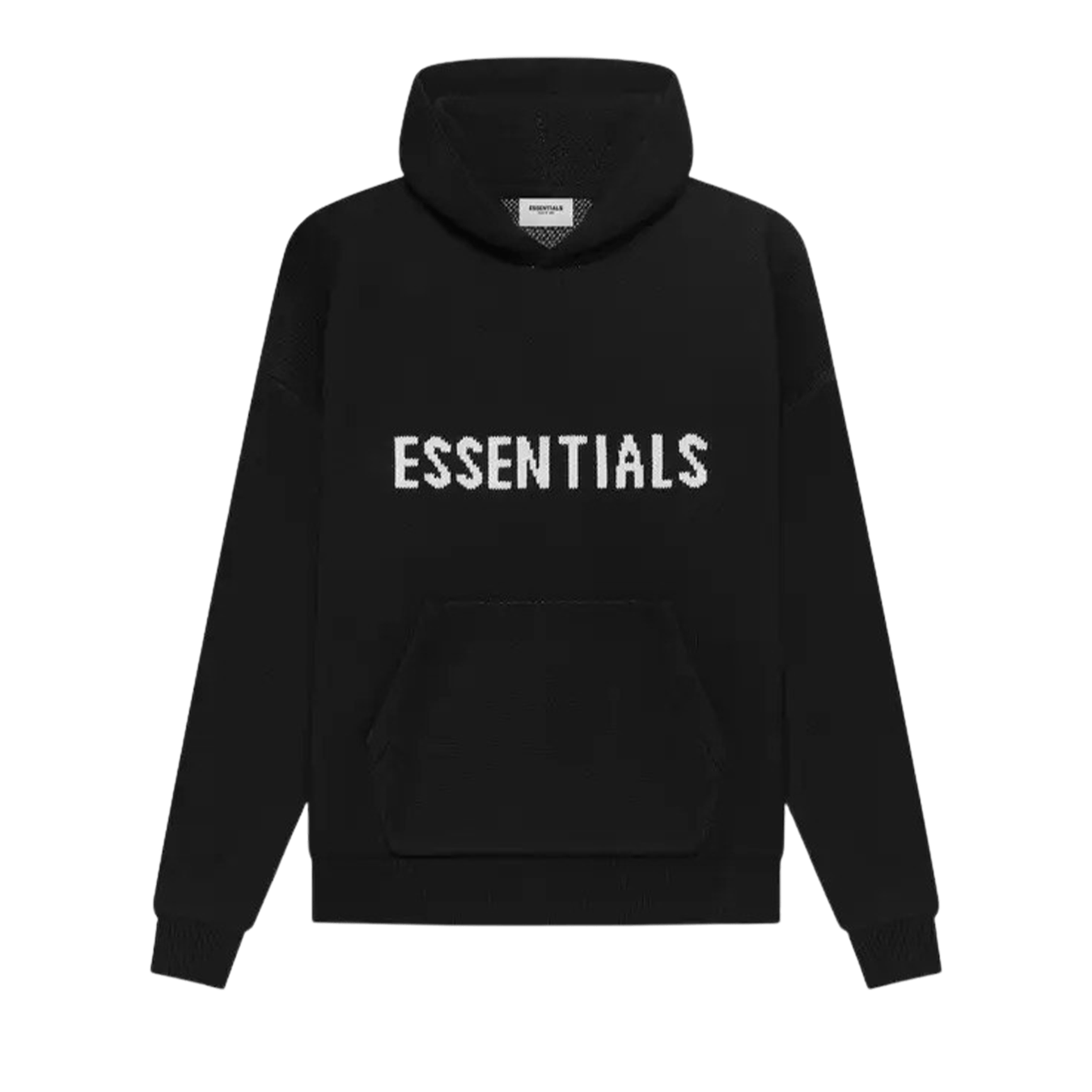 Fear of God Essentials Knit Hoodie 'Black'