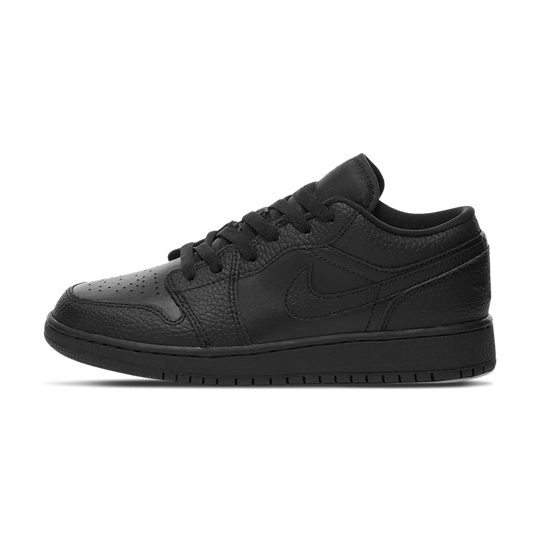 all black jordan 1 junior