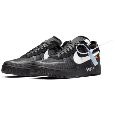 black nike air force 1 off white