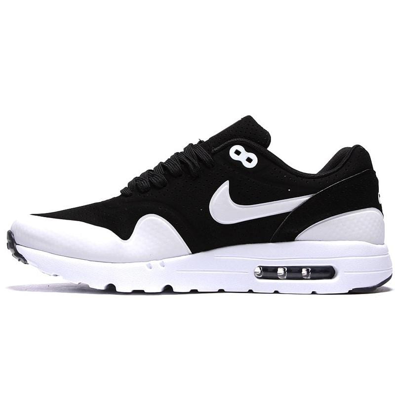 nike air max 1 trainers in perforated suede