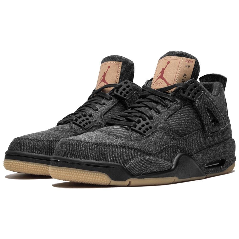 Levis x Nike Air Jordan 4 Black — Kick 