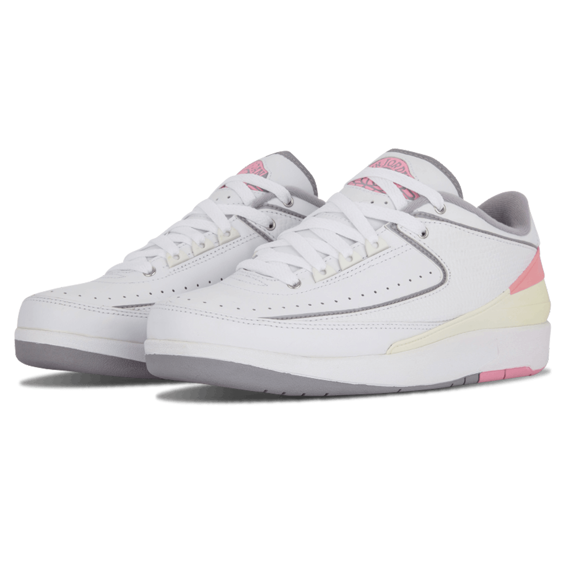 Air Jordan 2 Retro Low Wmns Light Steel Grey Pink