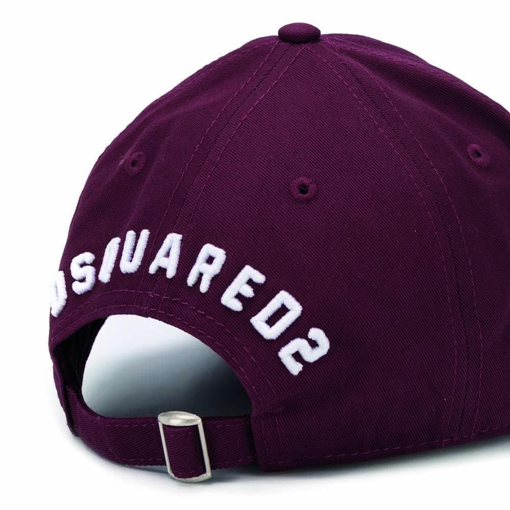 DSQUARED2 Icon Baseball Cap Dark Red