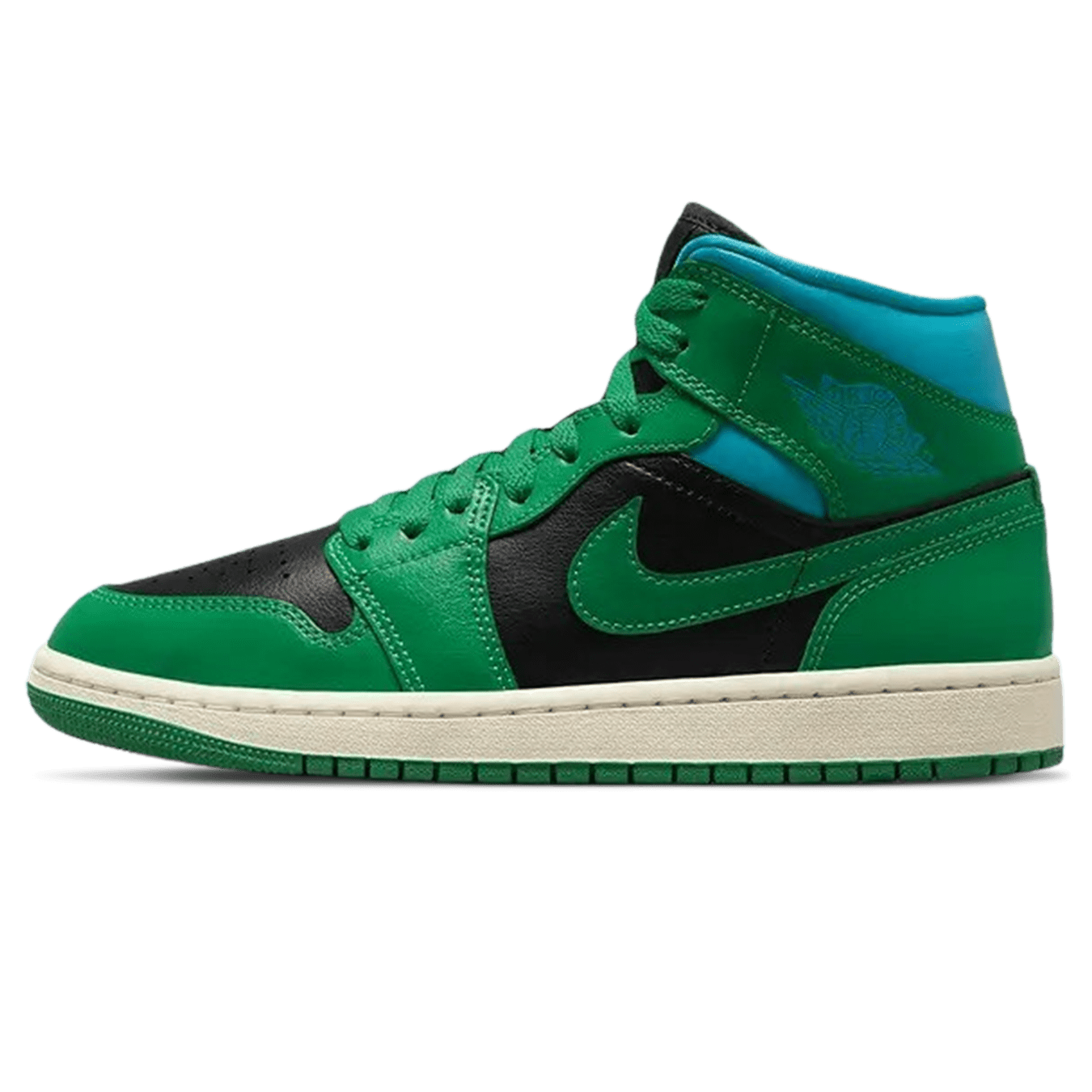 Air Jordan 1 Mid Wmns 'Lucky Green Aquatone'