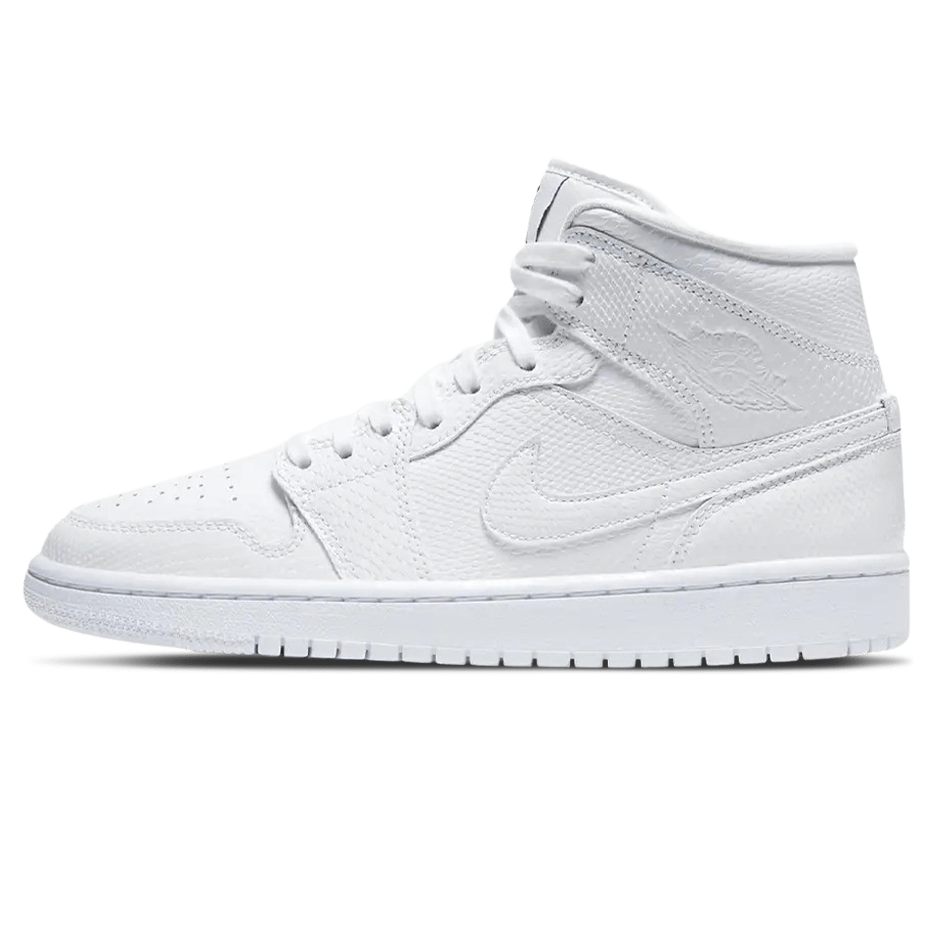 Air Jordan 1 Mid Wmns 'White Snakeskin'