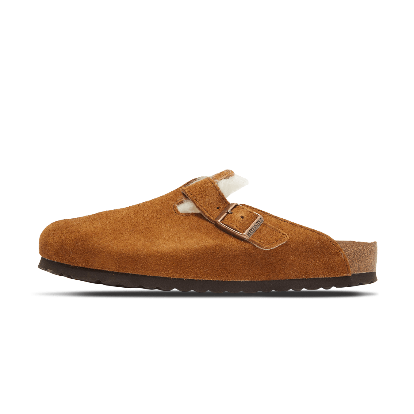 Birkenstock Boston Shearling Suede Leather 'Mink'