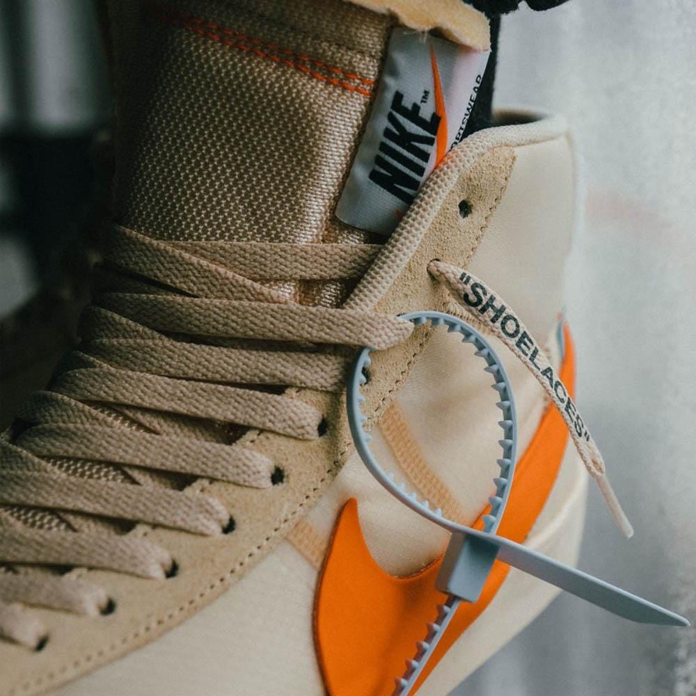 nike x off white blazer orange