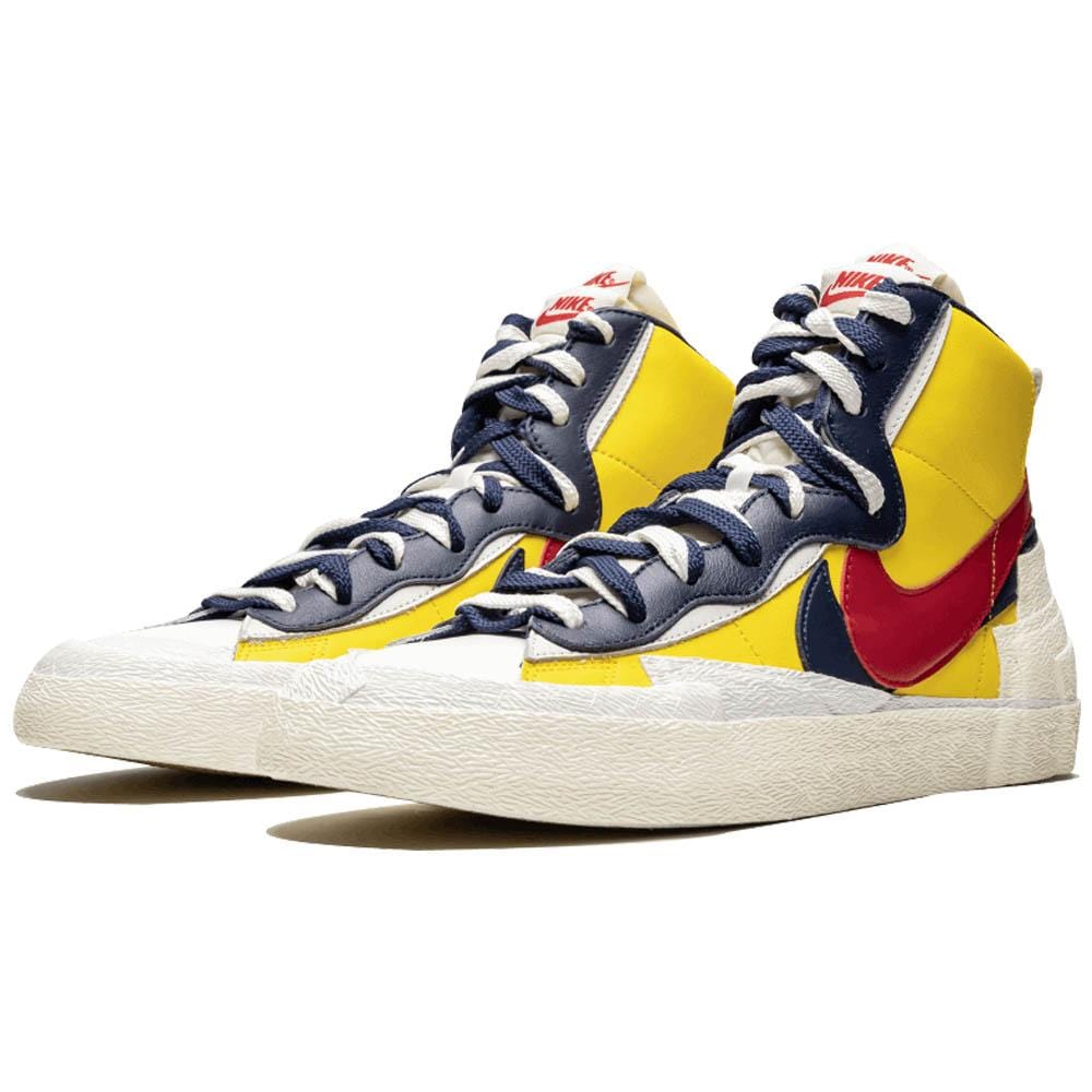 sacai blazer mid maize navy