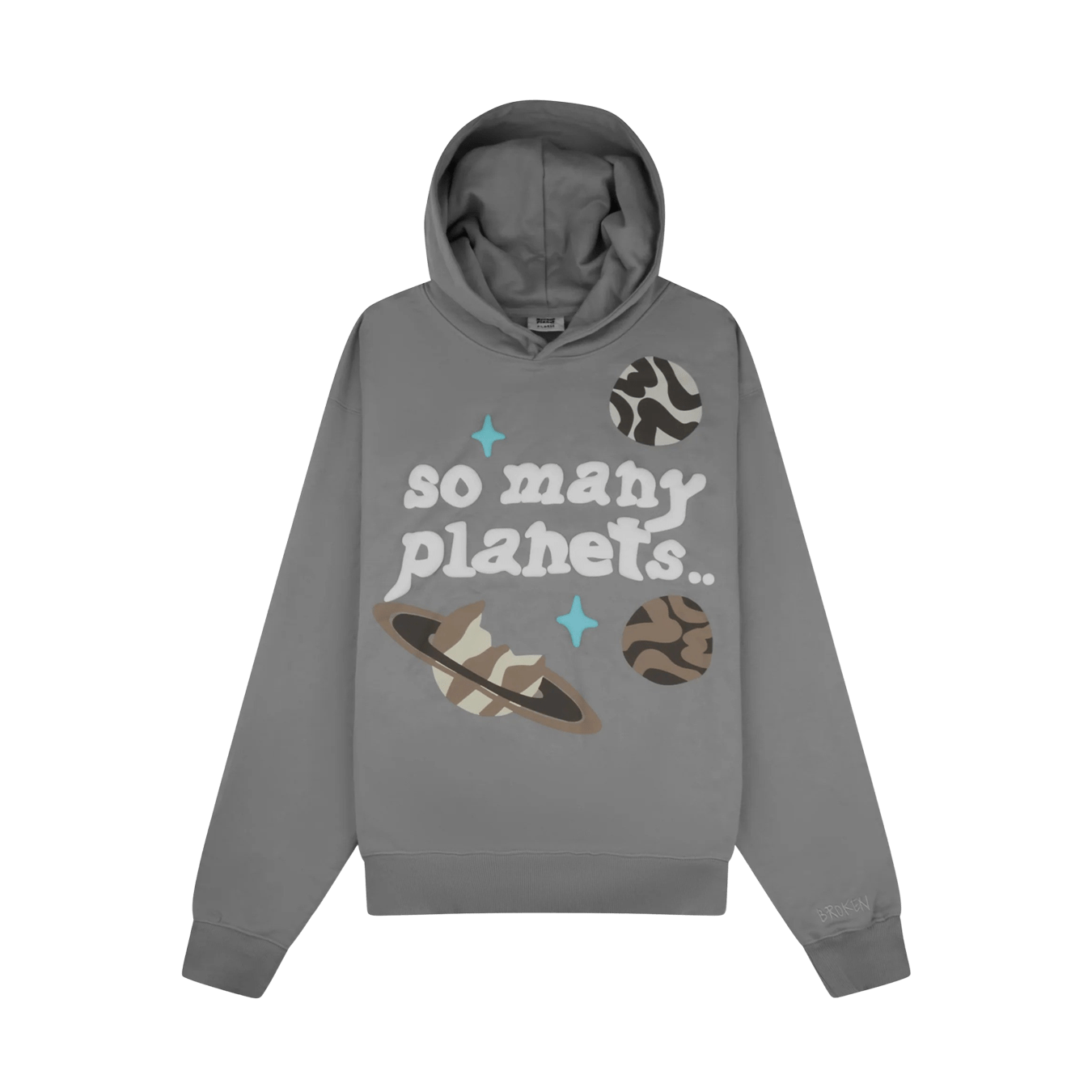 Broken Planet Market So Many Planets Hoodie 'Grey'