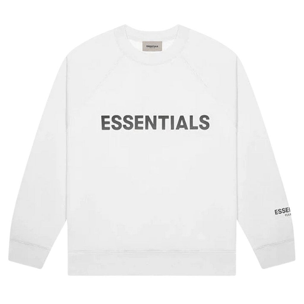 Fear of God Essentials Crewneck Sweatshirt 'White' — Kick Game