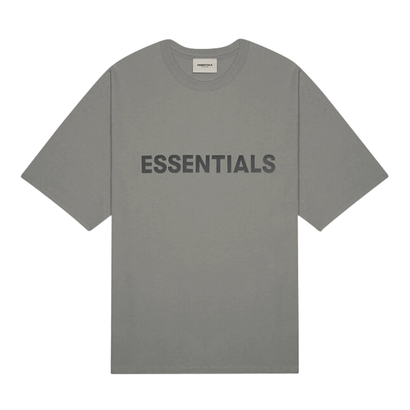 Fear of God Essentials Boxy T-Shirt Applique Logo 'Charcoal'