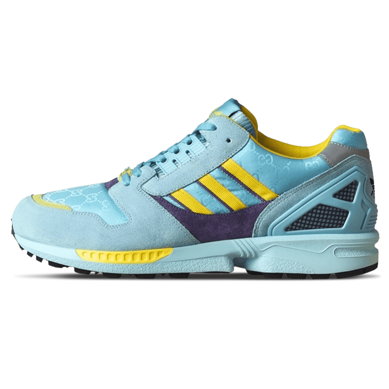 Gucci x Adidas ZX 8000 Wmns 'Aqua GG Monogram'