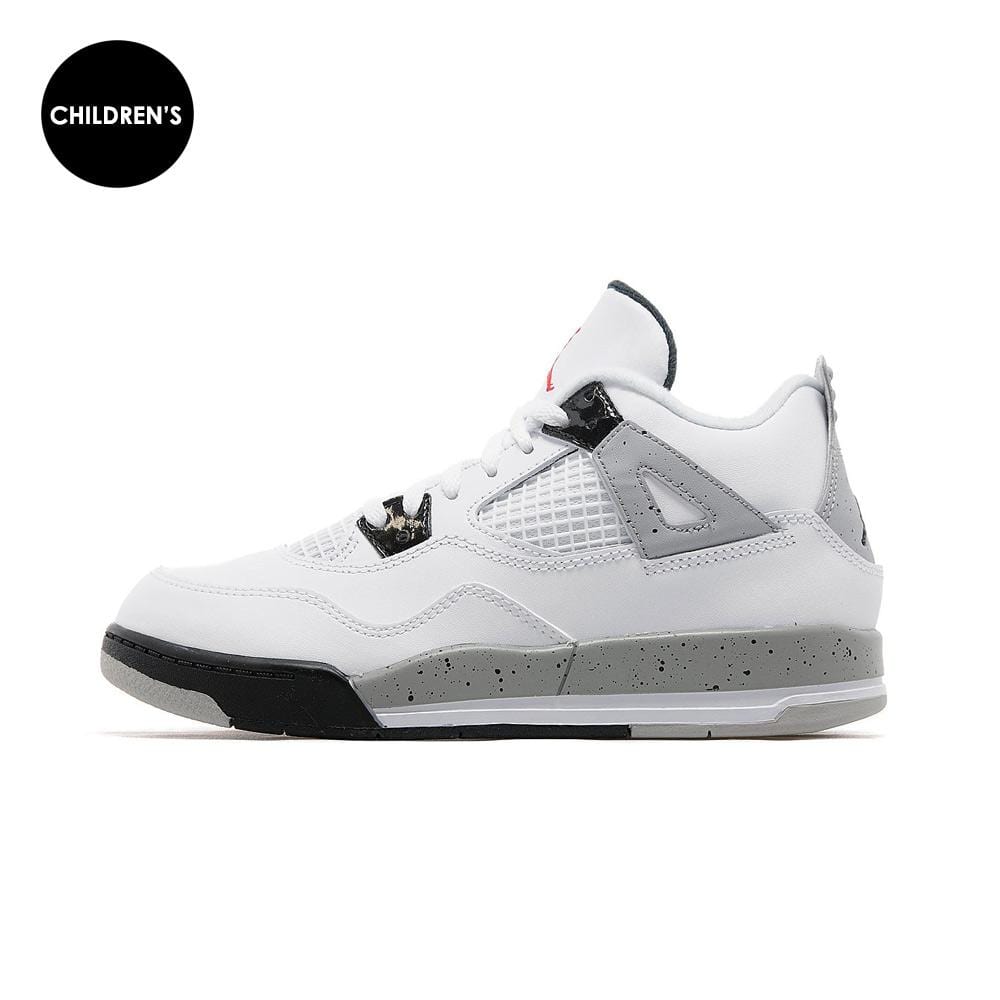 AIR JORDAN 4 89 OG WHITE CEMENT CHILDREN - JuzsportsShops