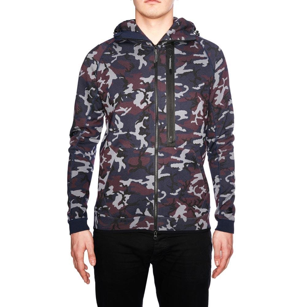 nike tech fleece red camo